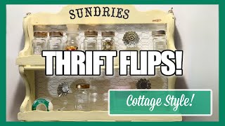 THRIFT FLIPS! DIY UPCYCLES for COTTAGE Decor! Pretty and Useful Projects!