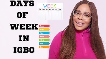 Learning the Igbo Language fast and Easy: The DAYS of the Week In the Igbo Language for Beginners