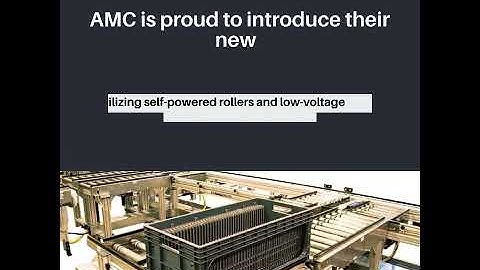 AMC Introduces New Motor Driven Roller Conveyor