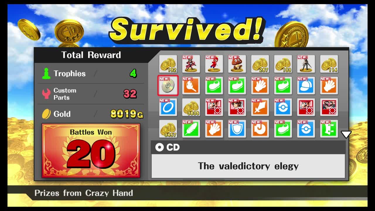 Super Smash Bros. Wii U - Crazy Orders 20 Turn Challenge with