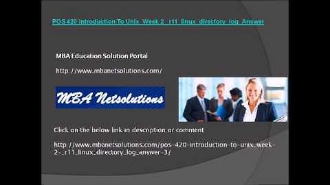 POS 420 Introduction To Unix Week 2  r11 linux directory log Answer