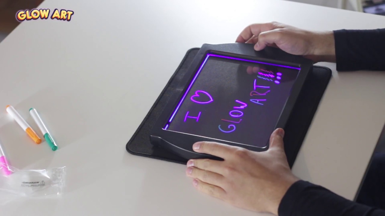 Glow Art Light Up Drawing Board - Unboxing Video 