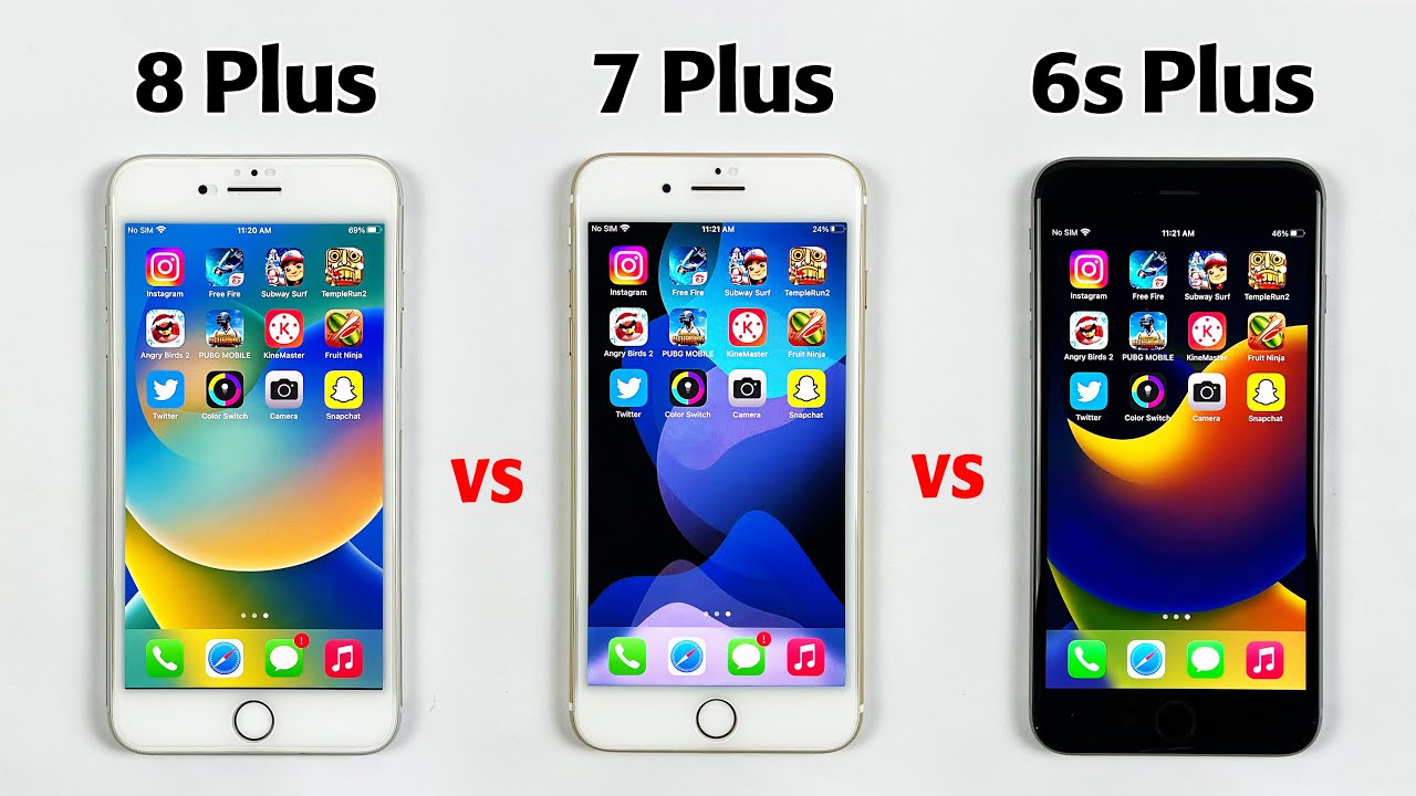 Iphone 8 Plus Vs Iphone 7 Plus Vs Iphone 6s Plus Speed Test In 2023