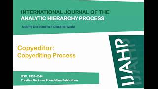 Copyeditor: Copyediting process in OJS 3
