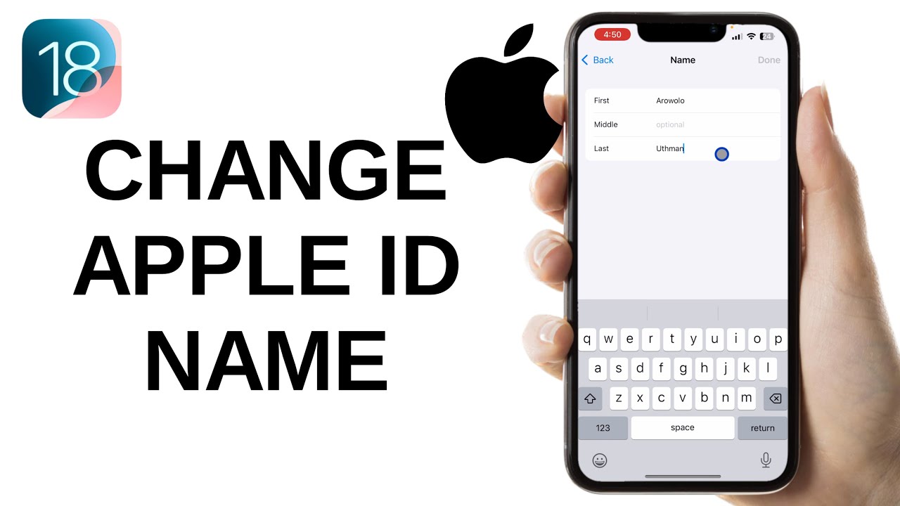 How To Change Apple ID Name On IPhone IOS 18 YouTube How To Change Apple ID Name On IPhone IOS 18 YouTube