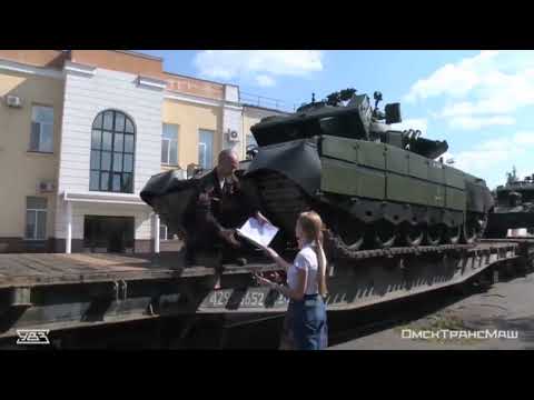 Омсктрансмаш отправил в войска партию модернизированных танков Т 80БВМ.