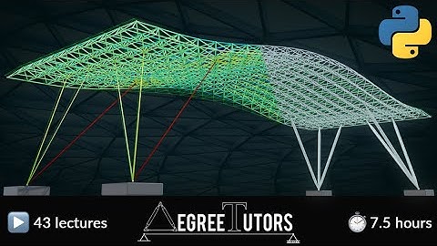 [1/3] 3D Space Frame Analysis using Python and Blender | DegreeTutors.com