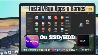 Move Apps and Games to External SSD/HDD on M1 Macbook Pro! [Run & Install] screenshot 1