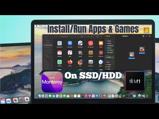 Move Apps and Games to External SSD/HDD on M1 Macbook Pro! [Run u0026 Install] class=
