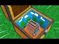 I Built TINY HOUSE Inside a CHEST In Minecraft!