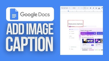 How to Add Image Caption | Google Docs Tutorial