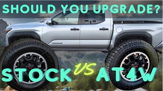 24 Tacoma Stock vs. Aftermarket? BFG Trail Terrain T/A vs. Falken Wildpeak AT4W