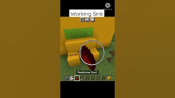 How to Make Working Sink In Minecraft #shorts by Gamer Chip #shorts #viral