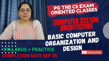 🔥 Basic Computer Organization, Programming & CPU | MCQs Included|UGC NET|GATE CSE|ISRO|TN SET|TRB