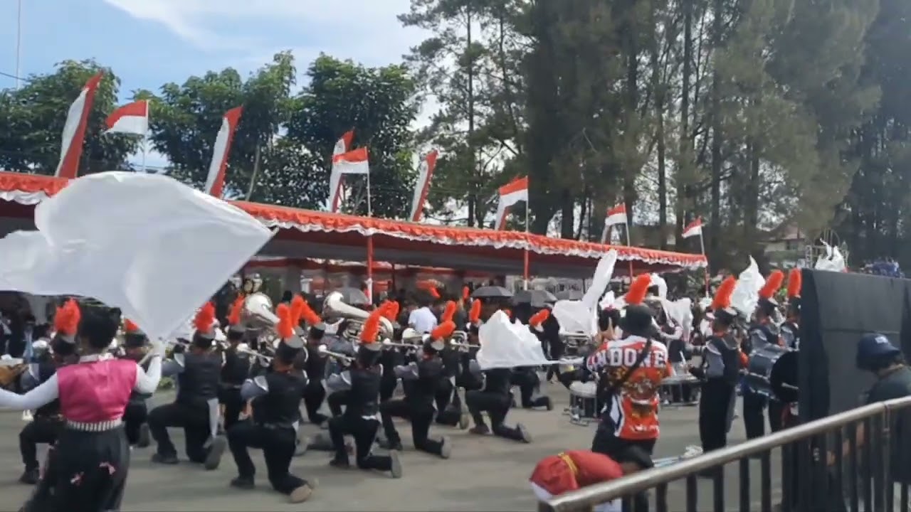 JUARA 1 DISPLAY MARCHING BAND SMA SANTA MARIA KABANJAHE 2025 DALAM RANGKA HUT RI KE 80