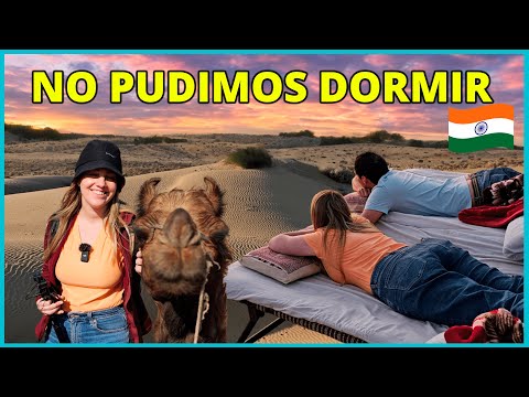 DORMIMOS a CIELO ABIERTO en el DESIERTO DEL THAR 🐫 INDIA