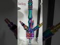 Luxury rainbow stainless steel hookah