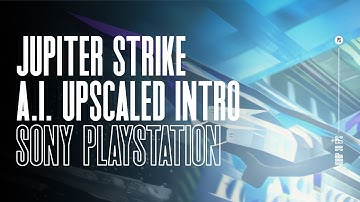 Jupiter Strike - PS1 - AI Upscaled Intro Movie (1080p)