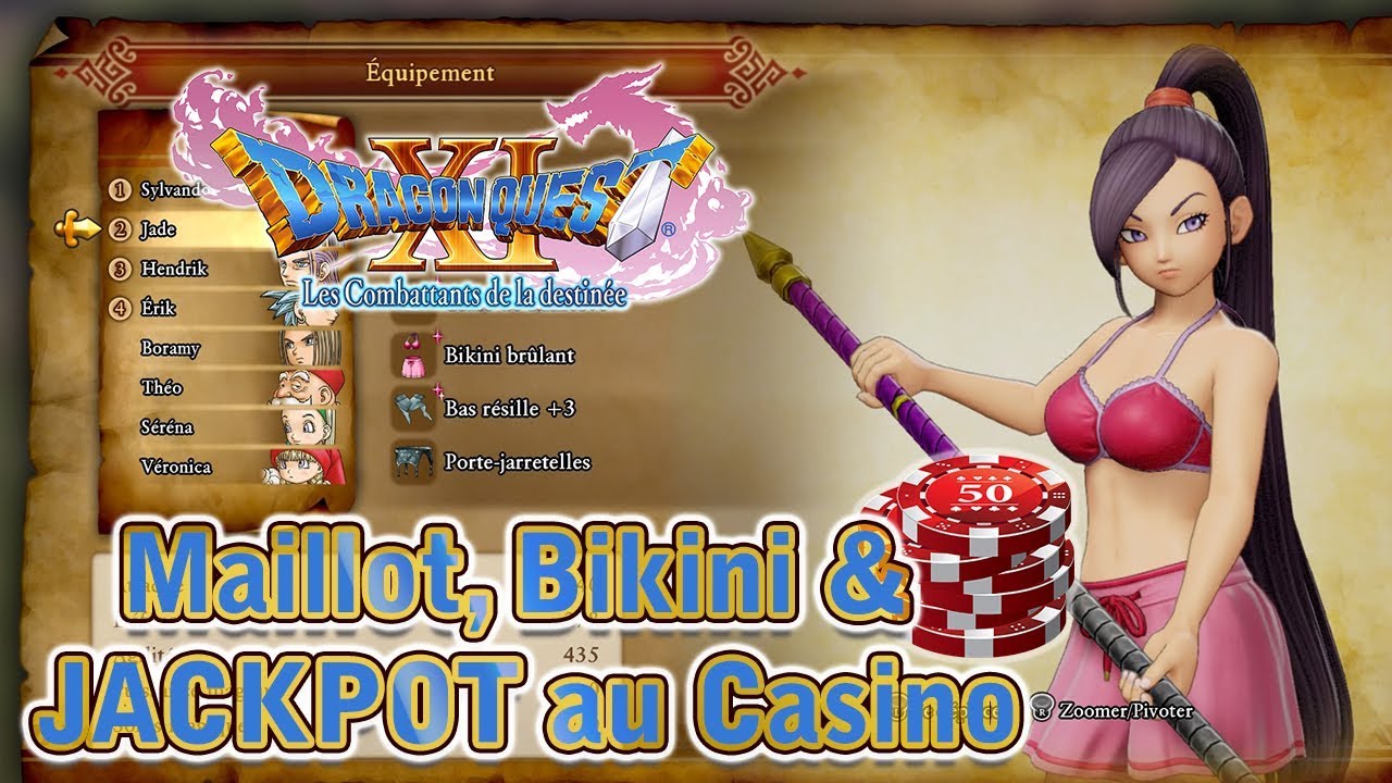 Dragon Quest XI Maillot de Bain Provocant, Bikini Brûlant et Gagner
