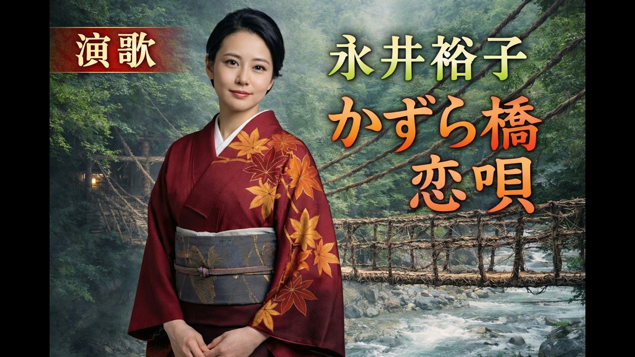 【AI演歌】 かずら橋恋歌 / 永井裕子 cover by 高嶺 紗月