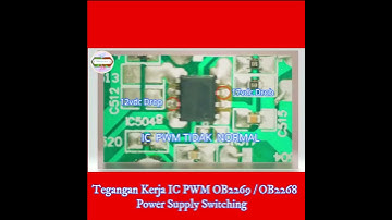 CARA MENEGTAHUI IC PWM BAIK ATAU RUSAK DI LIHAT DARI TEGANGAN KERJANYA #shortvideoyoutube #polytron
