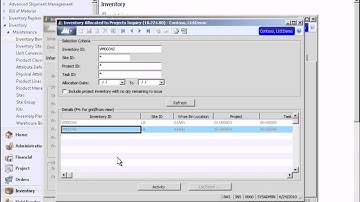 Microsoft Dynamics SL: Project and Dist