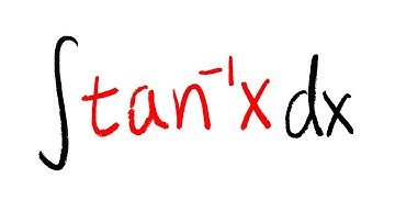Integral of tan^-1(x)