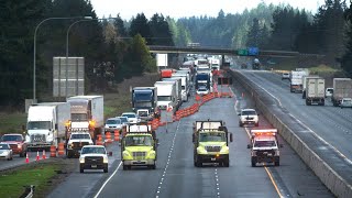 Freeway Closure A Big Headache For Drivers