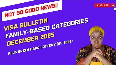 Bad News: December 2025 Visa Bulletin (F1, F2A, F2B, F3, F4) + DV 2026 & NVC Update