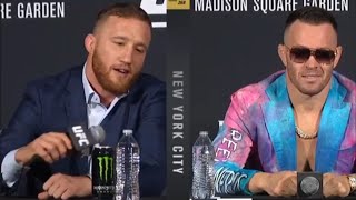 Justin Gaethje vs Colby Covington - Gaethje calls Colby a \\