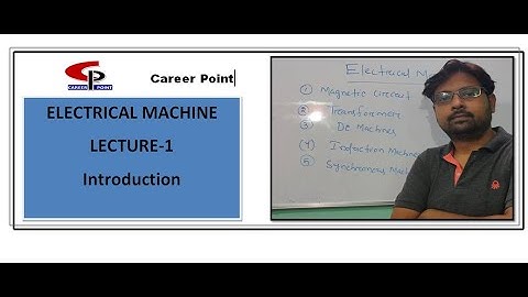 Lecture-1#ELECTRICAL MACHINE#Introduction# GATE EXAM
