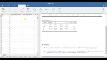Multiple Linear Regression Analysis and Hierarchical Regression Analysis using JAMOVI software