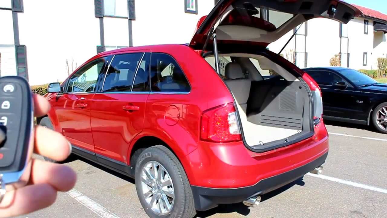 2011 Ford Edge - Driver Entry Package Demo, part 1 - YouTube