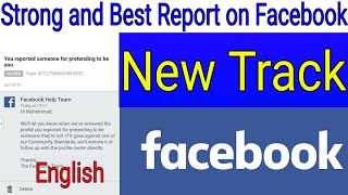 How To Report Any Facebook Account and This Accunt Will Be Tack Down in 24 Hours.