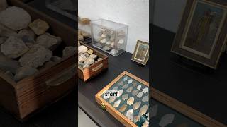 Our Display! (in progress) #arrowhead #arrowheadhunting #nativeamerican #artifacts #artifacthunting