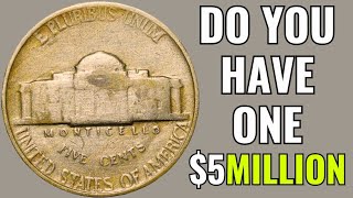 Unbelievably Rare Jefferson Nickel Coins That Could Make You A Millionaire  Top 5 Nickel in History