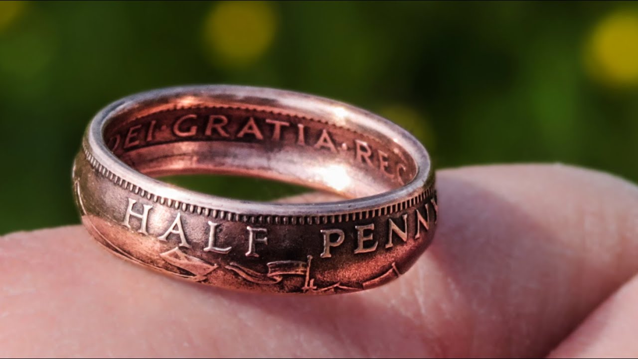 silver coin ring
