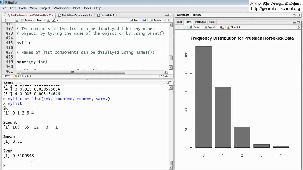 R Programming For Simulation And Monte Carlo Methods Day 1 Of 10 Part 4 YouTube