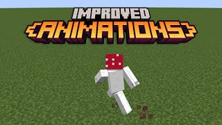 Minecraft Improved Animations Mod (showcase)