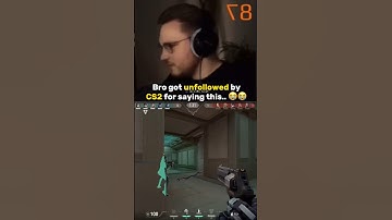 Bro got unfollowed for saying this.. 😭😭 #ohnepixel #cs2unfollow #whichgameclears