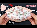 New Style Beautiful 2 Tone Mask! Diy Breathable 3D Face Mask Easy Pattern Sewing Tutorial At Home |