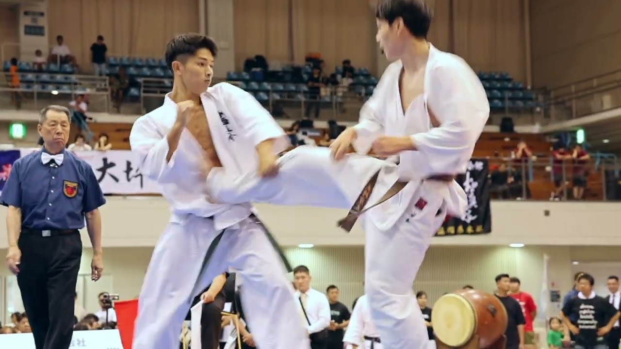 【新極真会】第37回全九州大会　男子軽量級決勝戦　大坪星太（新極真会　福岡支部）vs 横島克一（新極真会　練馬支部）SHINKYOKUSHINKAI KARATE