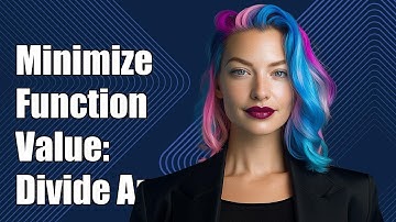 Minimize Function Value: Divide Array into Equal Parts Efficiently