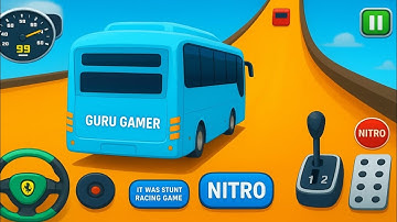 Crazy Bus Mega Ramp Impossible Racing - Bus Stunts Impossible Tracks - Android GamePlay