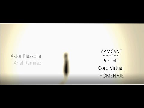 Coro virtual de más de 20 naciones rinde homenaje a Astor Piazzolla