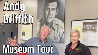 The Andy Griffith Museum in Mt. Airy, NC is the world's  largest collection of His Memorabilia
