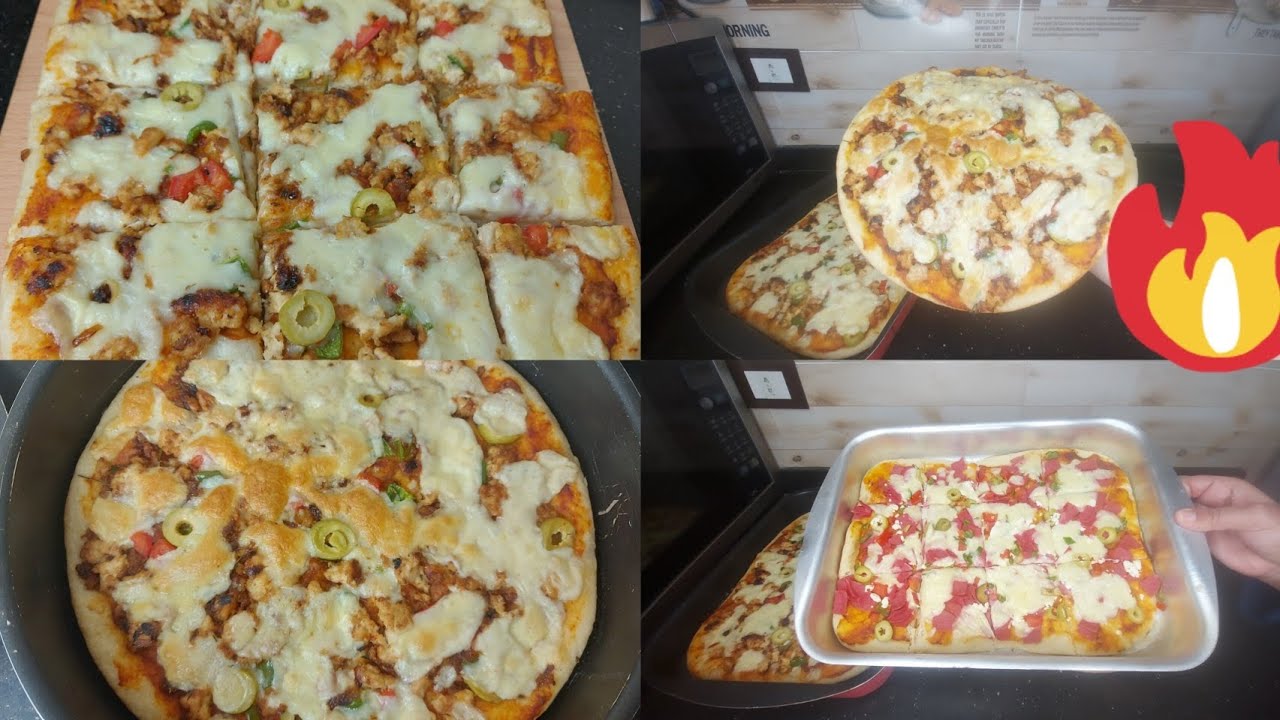 بيتزا بعجينه سهلة وسريعه وهشه وخفيفه جدا🍕جربوها بطريقتي