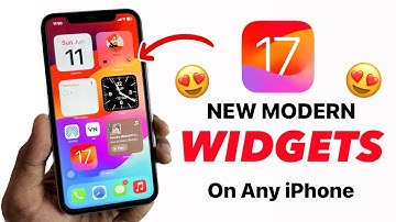 iOS 17 New Modern Widgets on Any iPhone || iOS 17 New Interactive Widgets