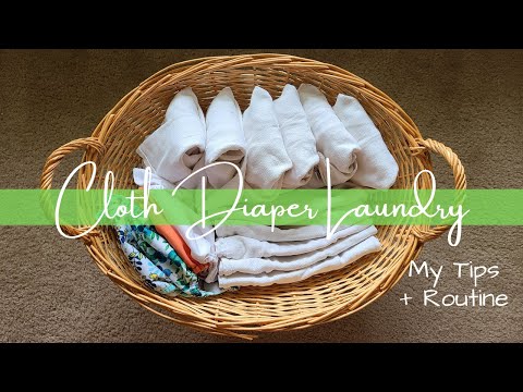 Cloth Diaper Laundry Tips plus My Wash Routine