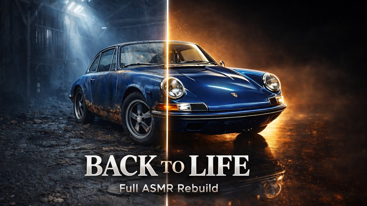 ASMR Car Restoration | 1970 Porsche 911 Carrera RS 2.7 (Back to Life) Full Showroom Rebuild